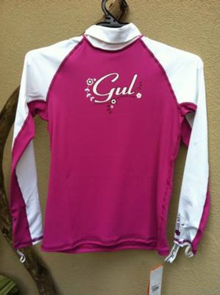 Buy GUL Junior Girls Long Sleeve Lycra Rashguard UPF50 in NZ. 