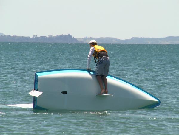 Dan on Centre board